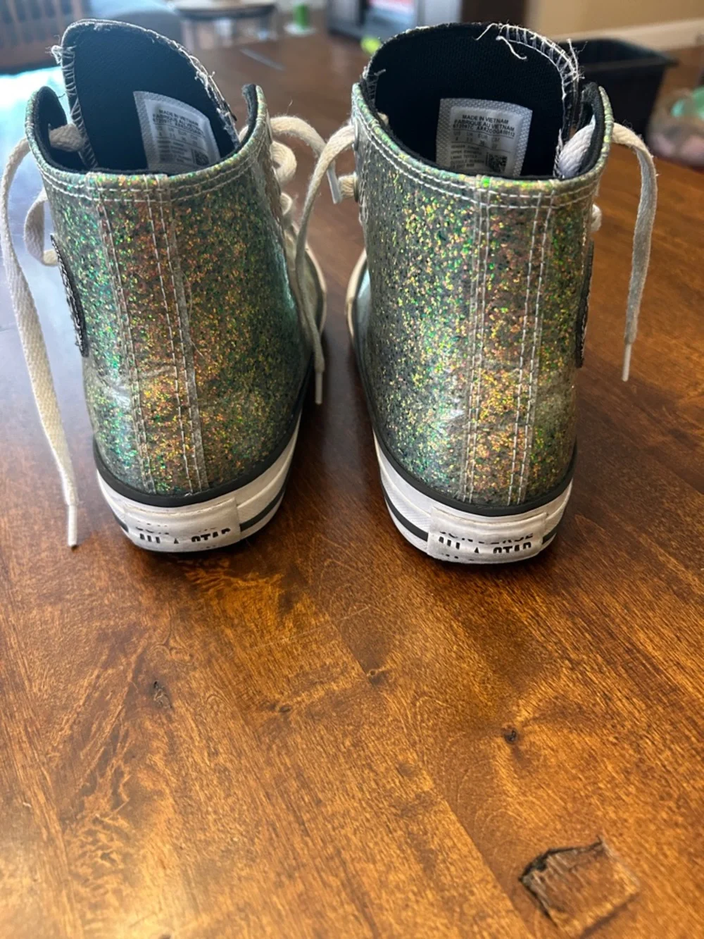 Converse sparkling glitter